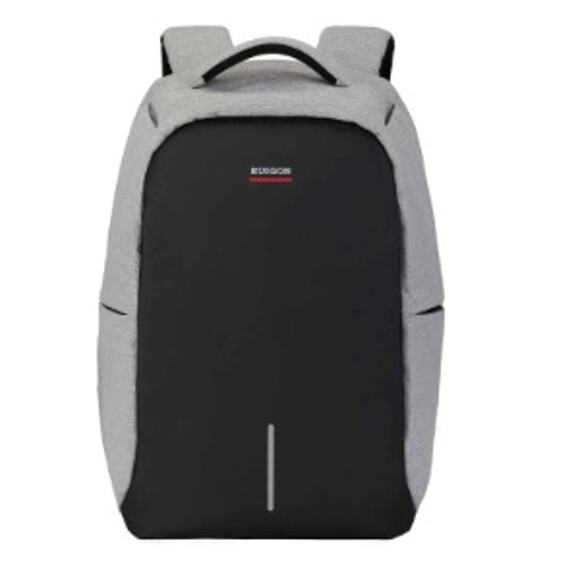NWOT Ruigor Link 39 Anti-Theft Smart Laptop Backpack USB TSA Ready Grey / Black‎ - Picture 1 of 14
